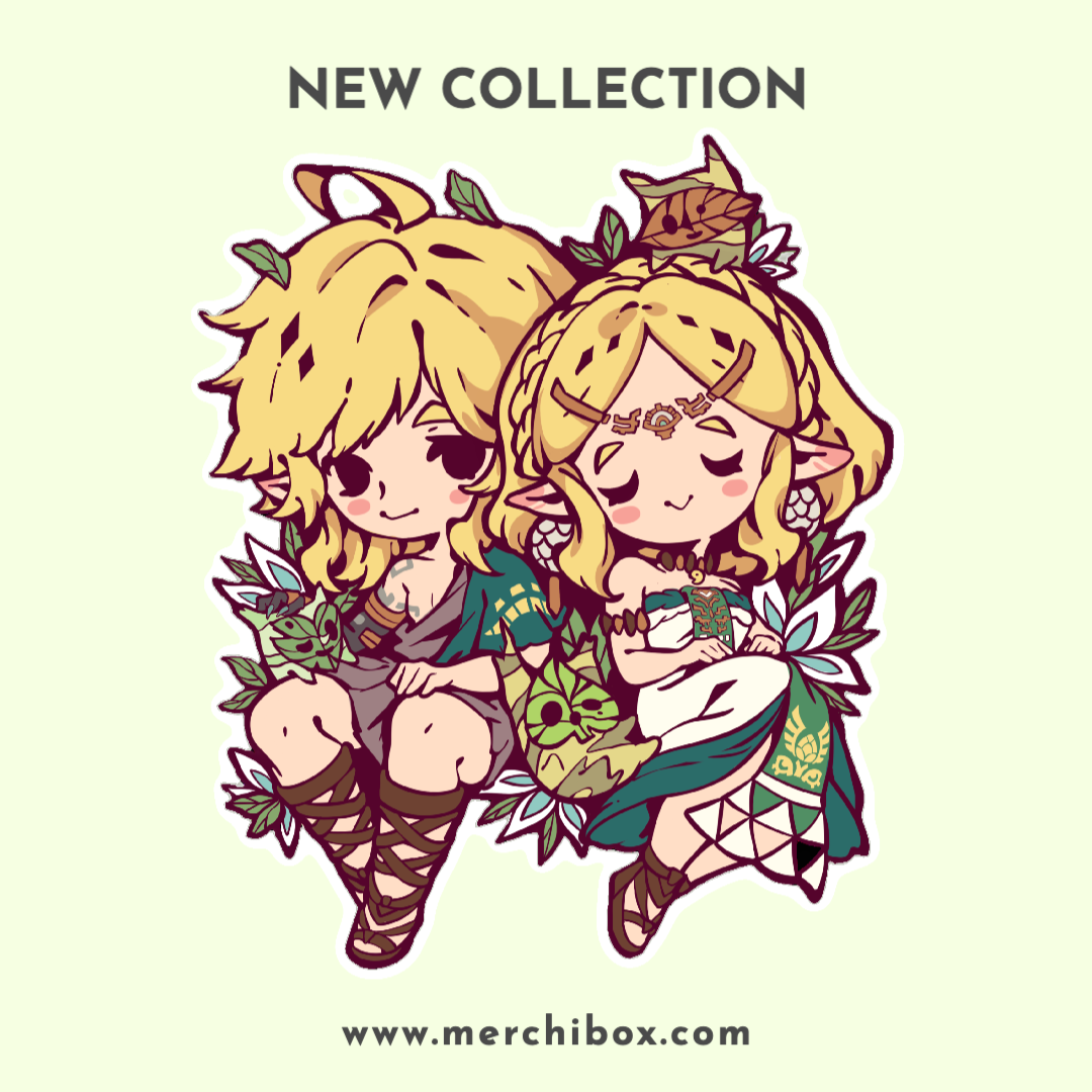 cute breath of the wild link and zelda sticker